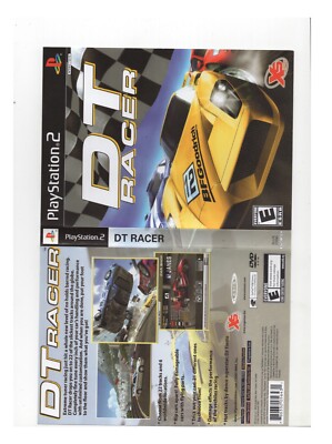 DT Racer PS2 ARTWORK ONLY Authentic Original | eBay