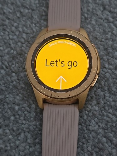 Samsung Galaxy Watch SM-R815F 42mm Rose Gold Ref 1E - Picture 2 of 4
