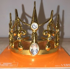 Hyde  Eek Gold Crown Princess Tiara Headband Diamond Kid's Halloween Girls NEW