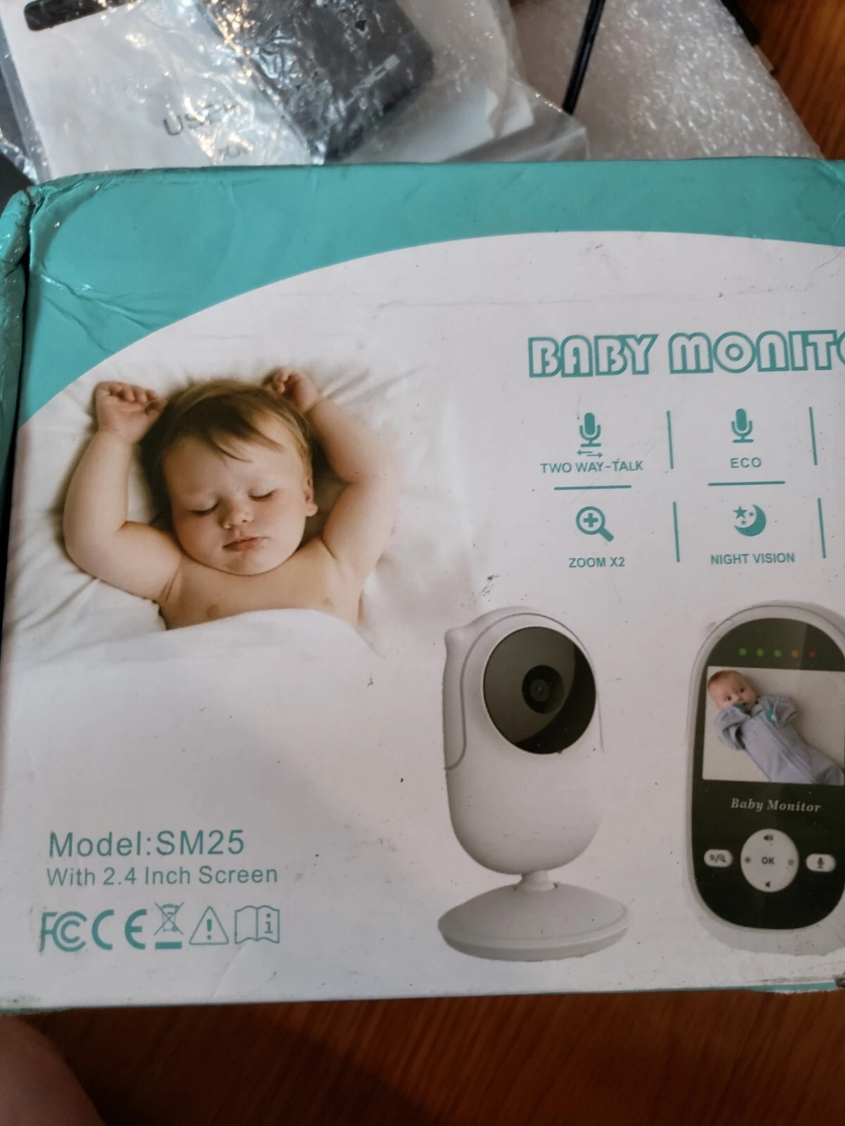BABY MONITOR MODEL : SM25 W/ 2.4 INCH SCREEN