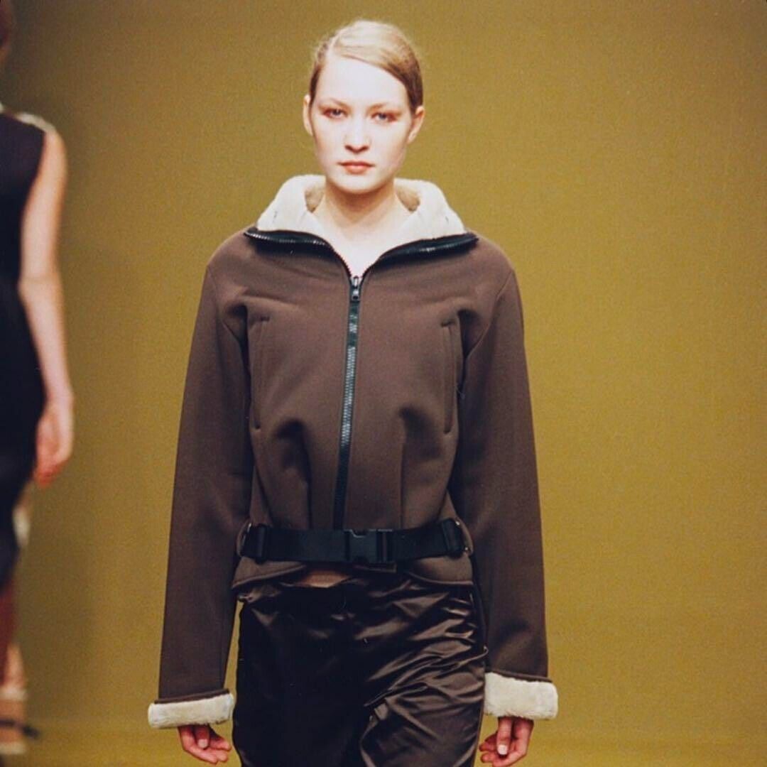 MIU MIU 99AW Belted Zip-up Jacket Archive Brown | eBay MIU MIU 99AW Belted Zip-up Jacket Archive Brown | eBay