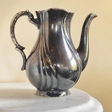 Vintage Pre-WWII Germany • Rudolf Wächter Dekor Feinsilber Teapot • RW Bavaria