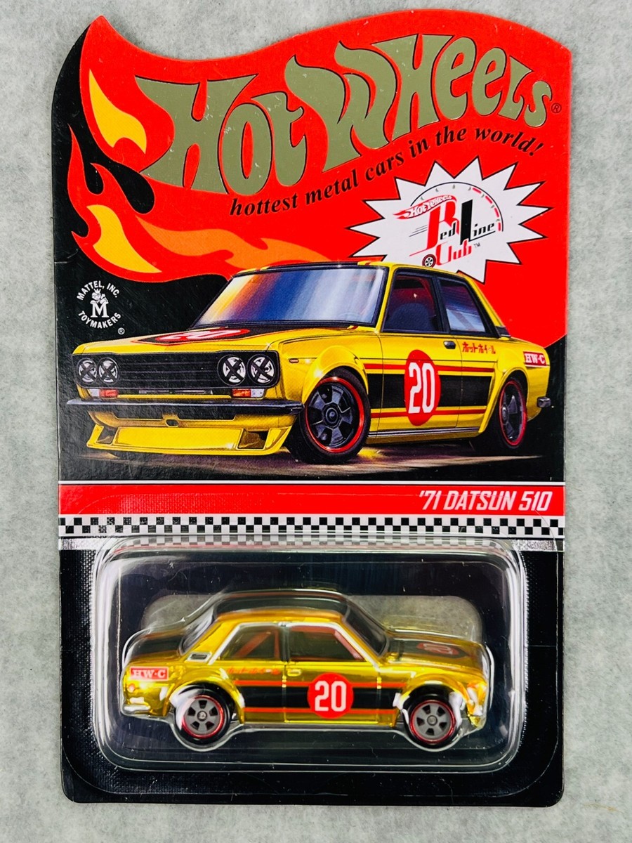 🎌🎌🎌Hot Wheels RLC '71 Datsun Bluebird 510 Gold 2118/15000
