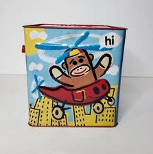 Schylling Sock Monkey Jack in the Box Plays "Pop Goes The Weasel" 2008