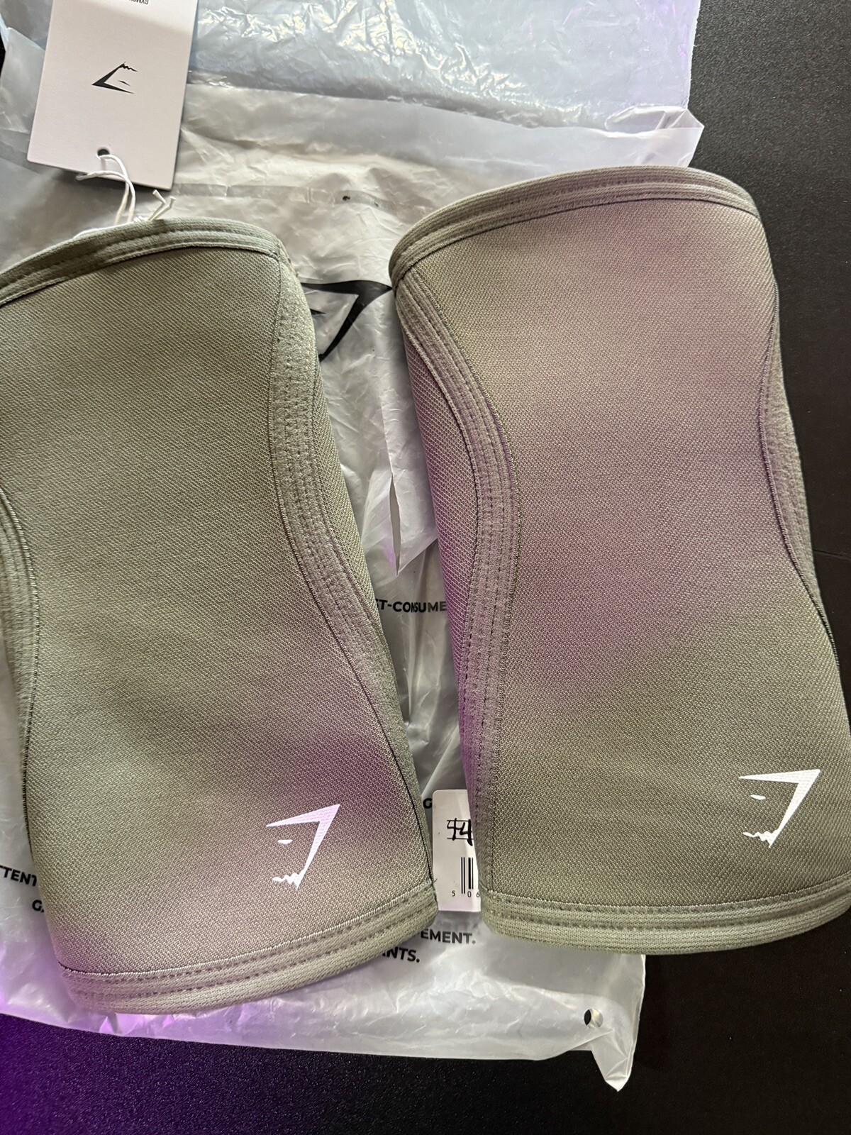 Gymshark Knee Sleeves 5mm Green Medium
