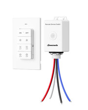 DEWENWILS Wireless Dimmer Switch Kit, Single Pole Wireless Light Switch and Rece