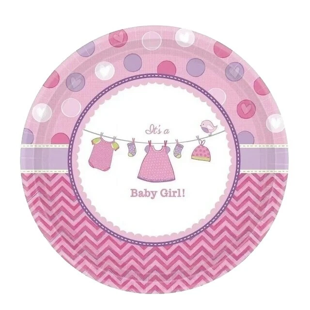 Amscan Chevron кухонная и столовая посуда для вечеринки перед малышом