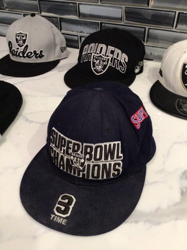 Oakland Raiders Combo True Vintage Caps Early Years Authentic Preowned Vintage - Bild 2 von 10