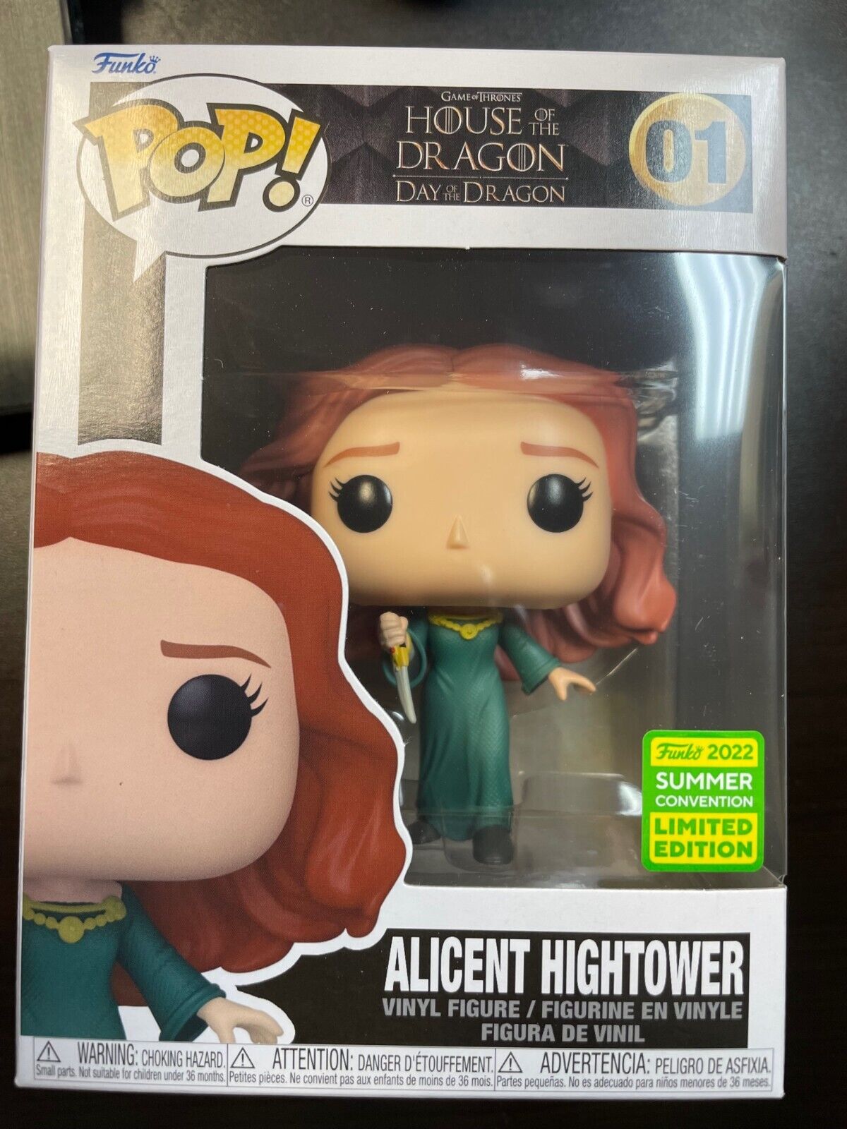 ALICENT HIGHTOWER HOUSE OF THE DRAGON 2022 SDCC FUNKO POP!