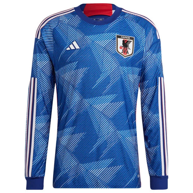 Adidas Japan 2022 World Cup Home Long Sleeve Jersey Shirt Soccer