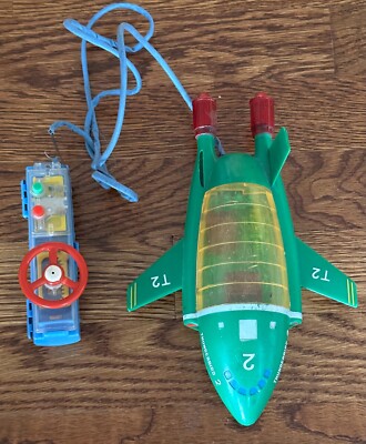 1960s BANDAI THUNDERBIRD 2 BATTERY OPERATED REMOTE CONTROLLED T2