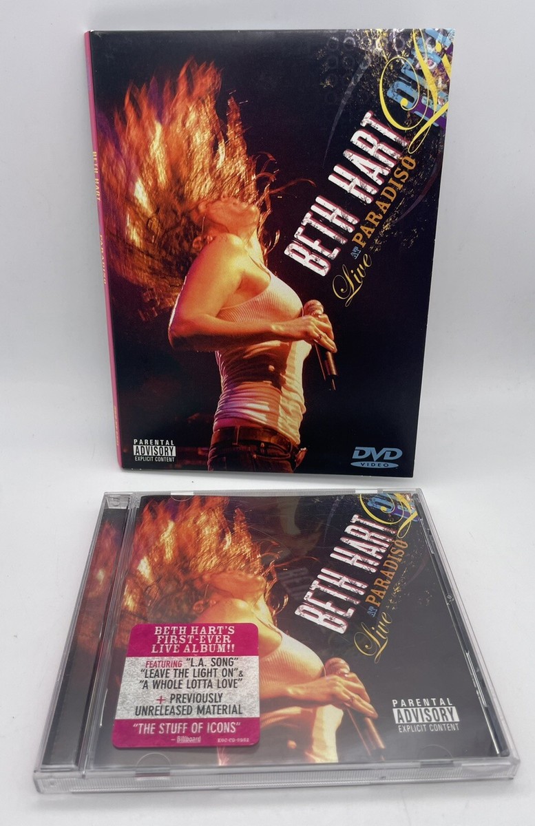 Beth Hart Live At Paradise DVD & CD BUNDLE OOP RARE