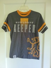 Universal Studios Harry Potter Hufflepuff Keeper Embroidered Jersey in size S