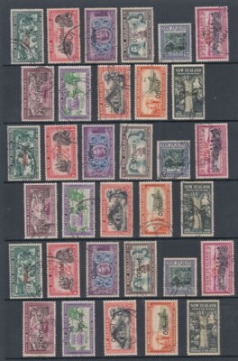 NEW ZEALAND 1940 CENTENNIAL OFFICIAL SETS (x3) USED (ID:061/D63916