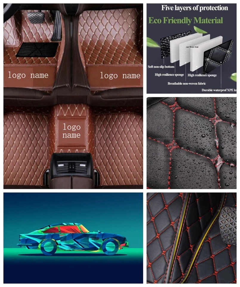 Alfombra de piso para maletero de coche Bentley todos los modelos personalizada impermeable hecha a mano nueva Foto 2 de 4