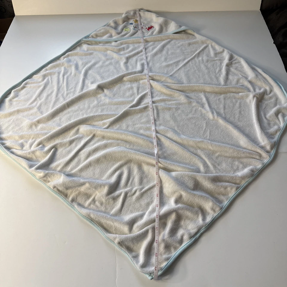 Lote de 5 toallas de baño de algodón con capucha para bebé marcas surtidas 30"W x 33"H Sea Life Foto 4 de 4