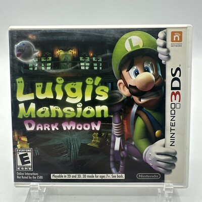 Luigi's Mansion 3DS Dark Moon (Nintendo 3DS, 2013) Complete - CIB