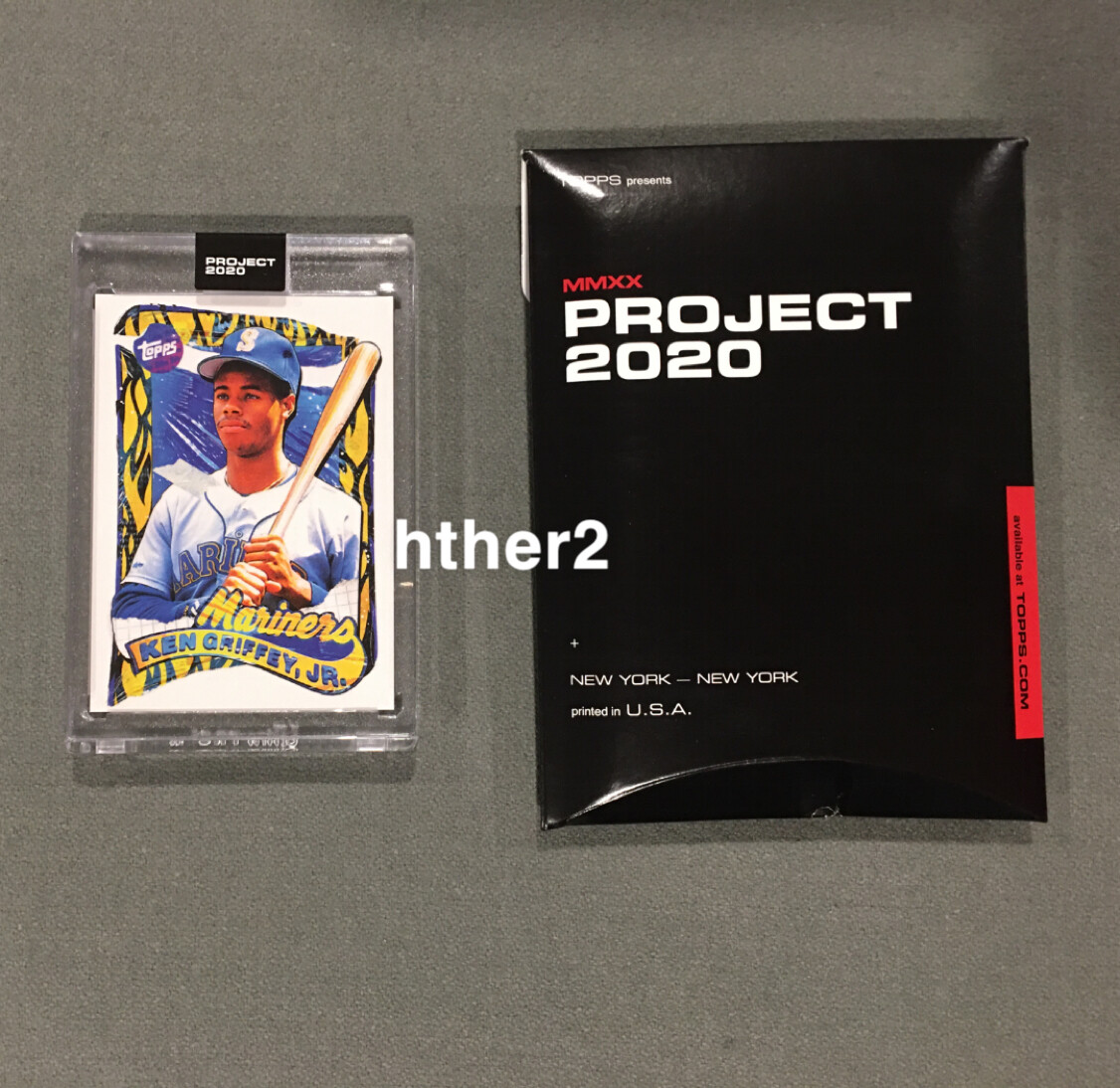 Topps Project 2020 Card #25 Ken Griffey Jr Mariners By Tyson Beck 1989 PR / 3707