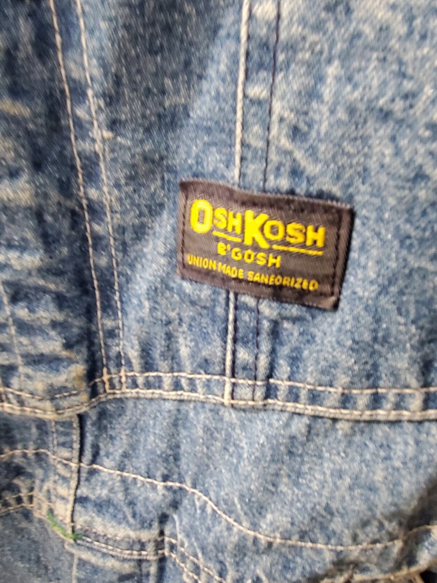 Vintage OshKosh B'Gosh Union Made In USA Denim Bib Overalls Vintage OshKosh B'Gosh Union Made In USA Denim Bib Overalls