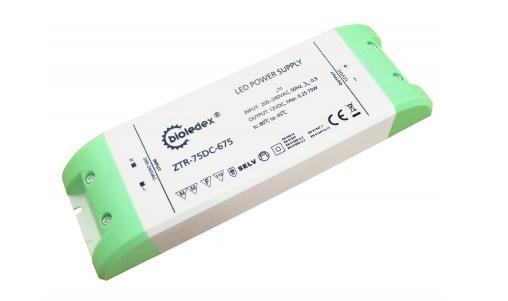 75W Led Trafo Bioledex 12V Dc Netzteil 6,25A Transformator Leds ZTR-75DC-675-image