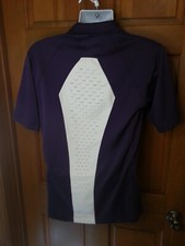 Nike Polo Shirt Mens M Purple Standard Fit Dri Fit Vapor Golf Vented Back