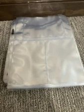 1 Lot of 16 BCW 3 Pocket Postcard Photo Pages Sheets Holders 4x6 pocket