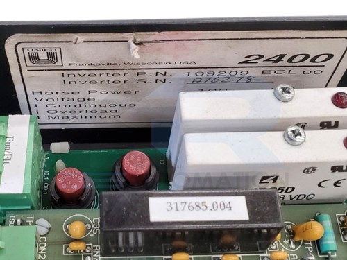 Unico 109209 ECL 00 2400 Inverter Drive 460VAC 100HP 124A - Picture 6 of 8