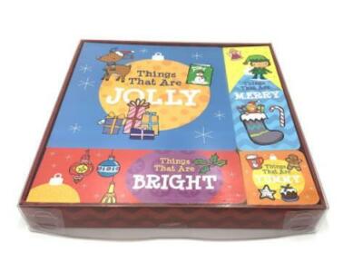 Things That Are Jolly, Bright, Merry, and Yummy! Board Book Set
