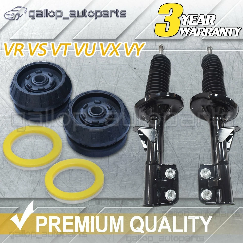 Front Struts Holden Commodore VR VS VT VU VX VY Shock Absorber Strut Mount Kit