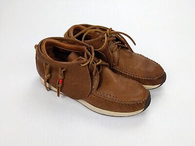 VISVIM FBT Men's Sz 9.5 LHAMO-FOLK Sneakers Brown Red Deer VISVIM FBT Men's Sz 9.5 LHAMO-FOLK Sneakers Brown Red Deer
