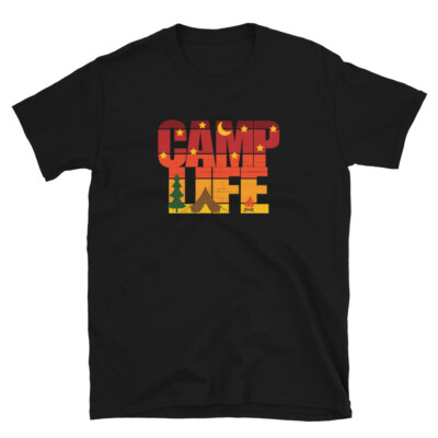 Retro Camp Life Camping Outdoor T-shirt