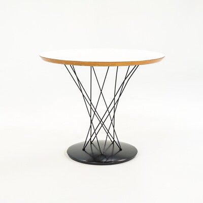 1972 Isamu Noguchi for Knoll Associates Cyclone Childs End Table White Laminate