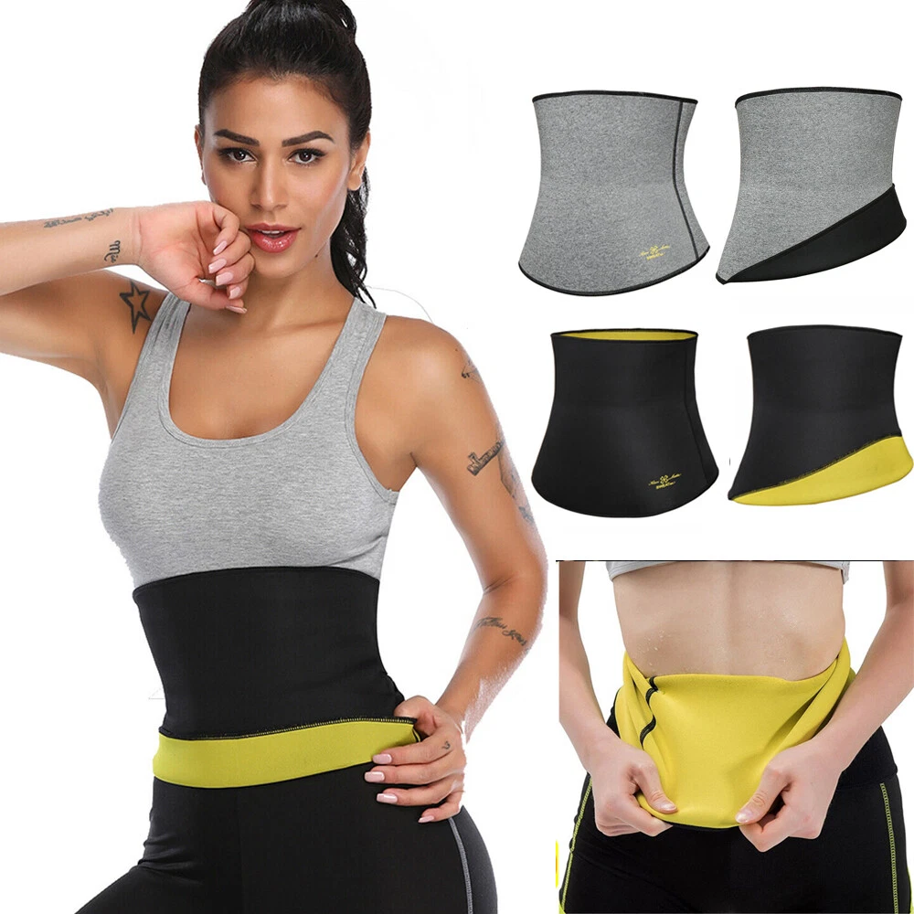 Neoprene Body Shaper Waist Trainer Exercise Sweat Slimming Belt Sauna Fat  Burner