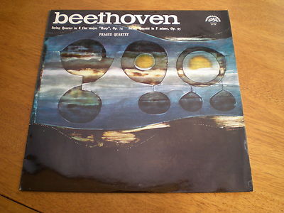 BEETHOVEN - STRING QUARTET IN E FLAT MAJOR  = SUPRAPHON STEREO 50916 BLUE LABEL