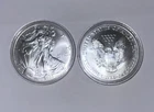 (1) 2002 American Silver Eagle BU 1oz .999 Silver