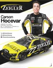2026 CARSON HOCEVAR "ZEIGLER SPIRE" #77 NASCAR CUP SERIES POSTCARD