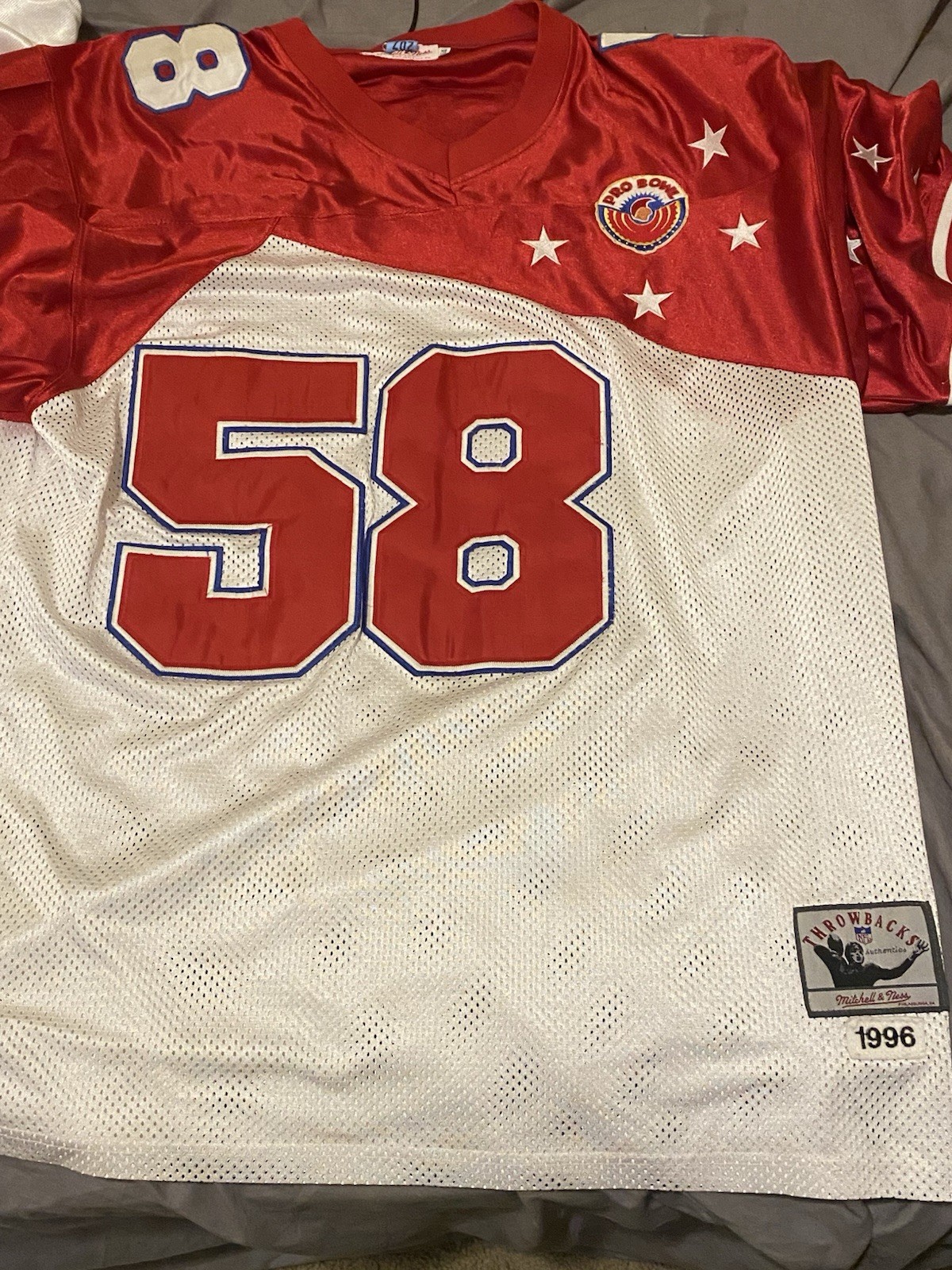 D.thomas Authentic Throwback Pro Bowl Jersey Kans… - image 1