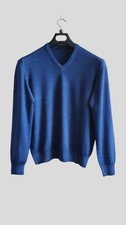 Men Nero Giardini Sweater Navy Wool 38 / M / 46