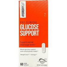 Hydroxycut Pro Clinical Glucose Support 60 Veggie Capsules EXP 06/2027