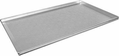 Backblech Kuchenblech Aluminium unbeschichtet perforiert Stärke 1,5mm 600x400mm