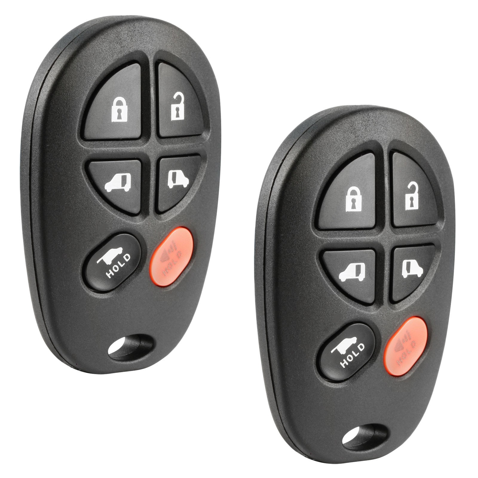 2 For 2004 2005 2006 2007 2008 Toyota Sienna Remote Keyless Entry Car Key Fob