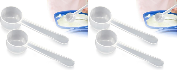 MesslöFfel Set 2 StüCk Mit Skala FüR Pulver FlüSsigkeit-image