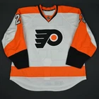 2015-16 Brandon Manning Philadelphia Flyers Game Used Worn Hockey Jersey MeiGray