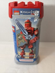 Lego Castle Knights Kingdom Set #8785 Santis 100% Complete W/ Manual & Canister