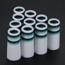 10pcs Custom Golf Ferrules White Gradient Color Tapper Tip .355 For Wedge Shaft