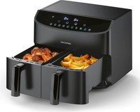 Rachs Kochwerk Doppelkammer HeißLuftfritteuse 7L | Digitaler Airfryer Mit Touchs