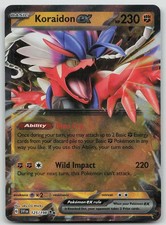 Pokemon Koraidon ex 125/198 Scarlet & Violet Double Rare Holo NM