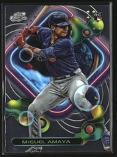 2023 Topps Cosmic Chrome Miguel Amaya Rookie #132 RC Chicago Cubs