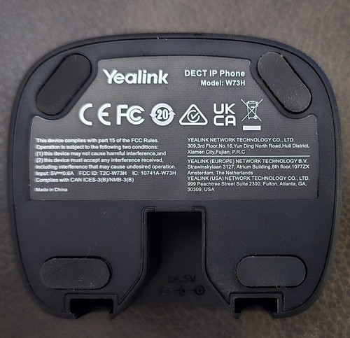Yealink IP DECT Add-on Phone W73H (EUROPE AREA) - Picture 9 of 12