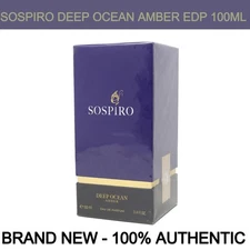 Sospiro Deep Ocean Amber Eau de Parfum Unisex 3.4 oz – Brand New!